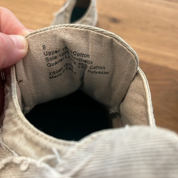 Blowfish canvas sneakers - size 9. - Picture 3 of 3